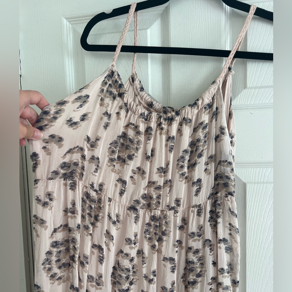Never worn size medium patterned Elena Baldi dress